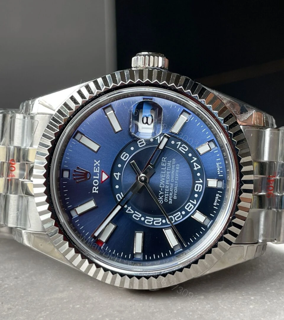 View 5 of Noob FACTORY 1:1 Rolex Sky-Dweller 326935 SS Blue Dial