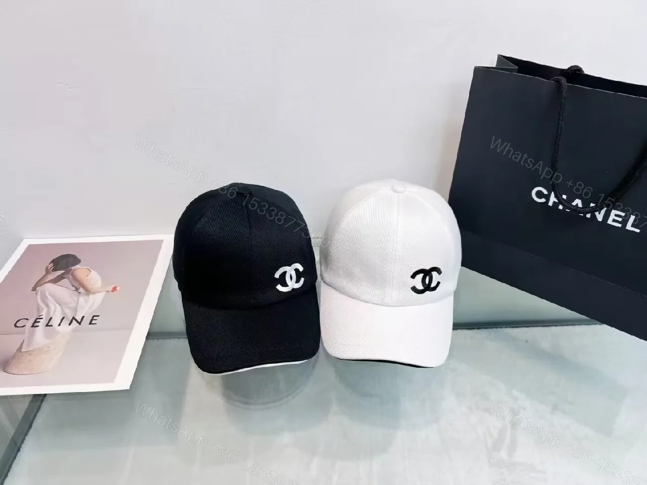 View 8 of Chic Canvas Cap: Premium Cotton, Logo-Embroidered, Everyday Luxury Cap