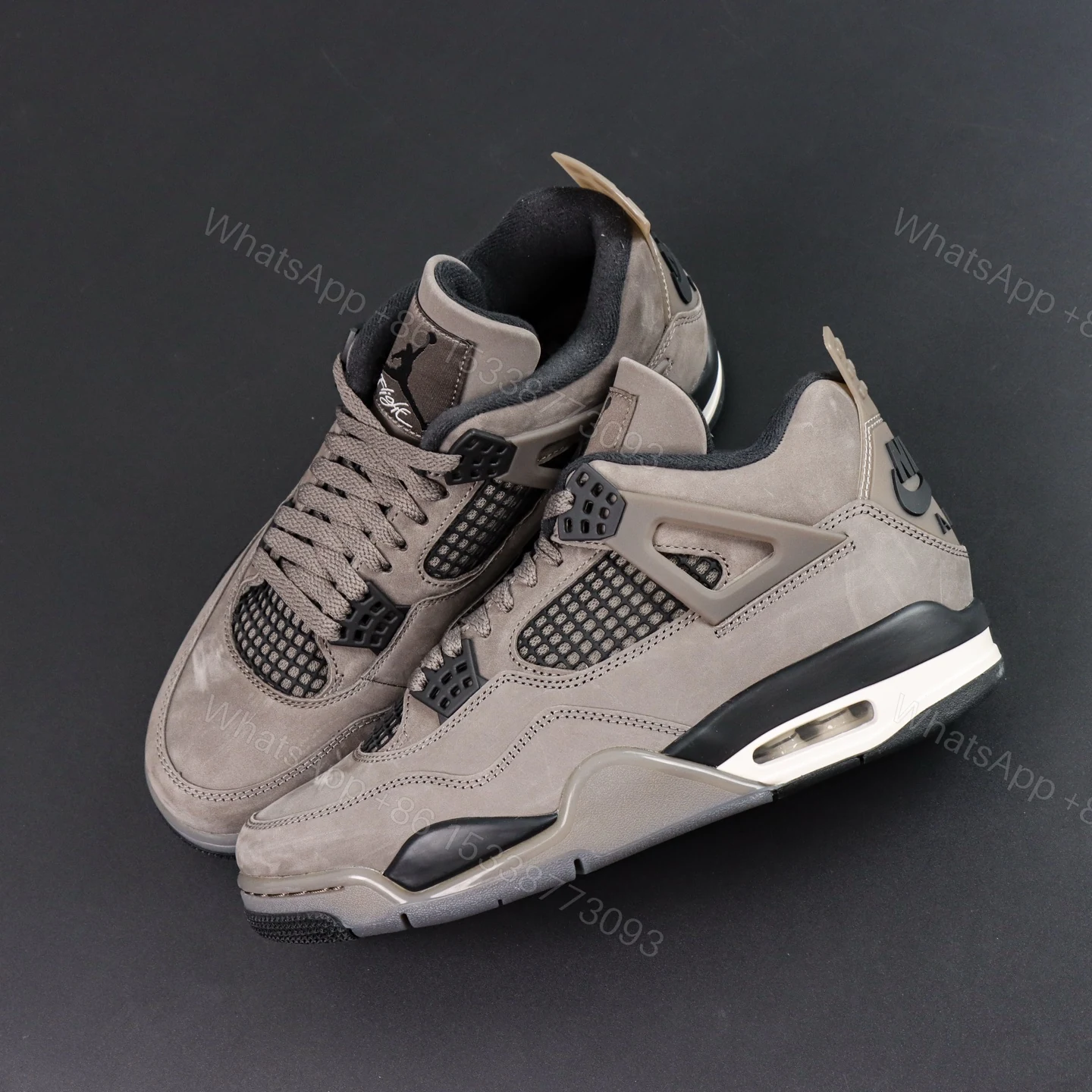 View 8 of Air Jordan 4 Retro “Cave Stone” Reps