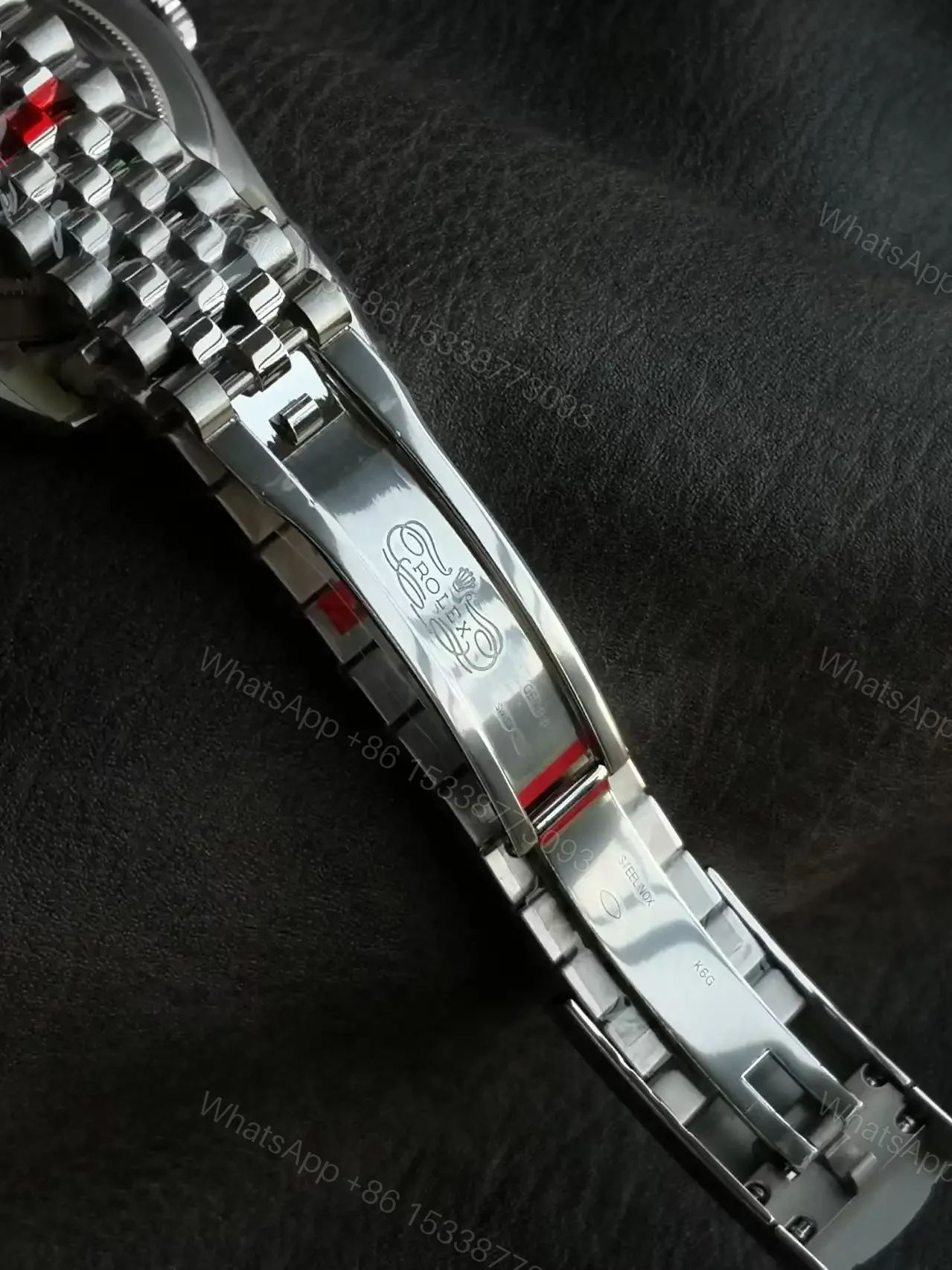 View 8 of Rolex Datejust 41 Green Jubilee Replica 41MM Premium Fluted Bezel 126334-0028