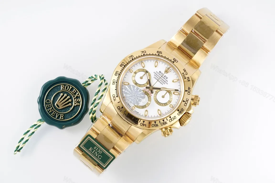 View 9 of GS Factory Clean Factory KING Rolex Daytona Gold 4130 Chronograph