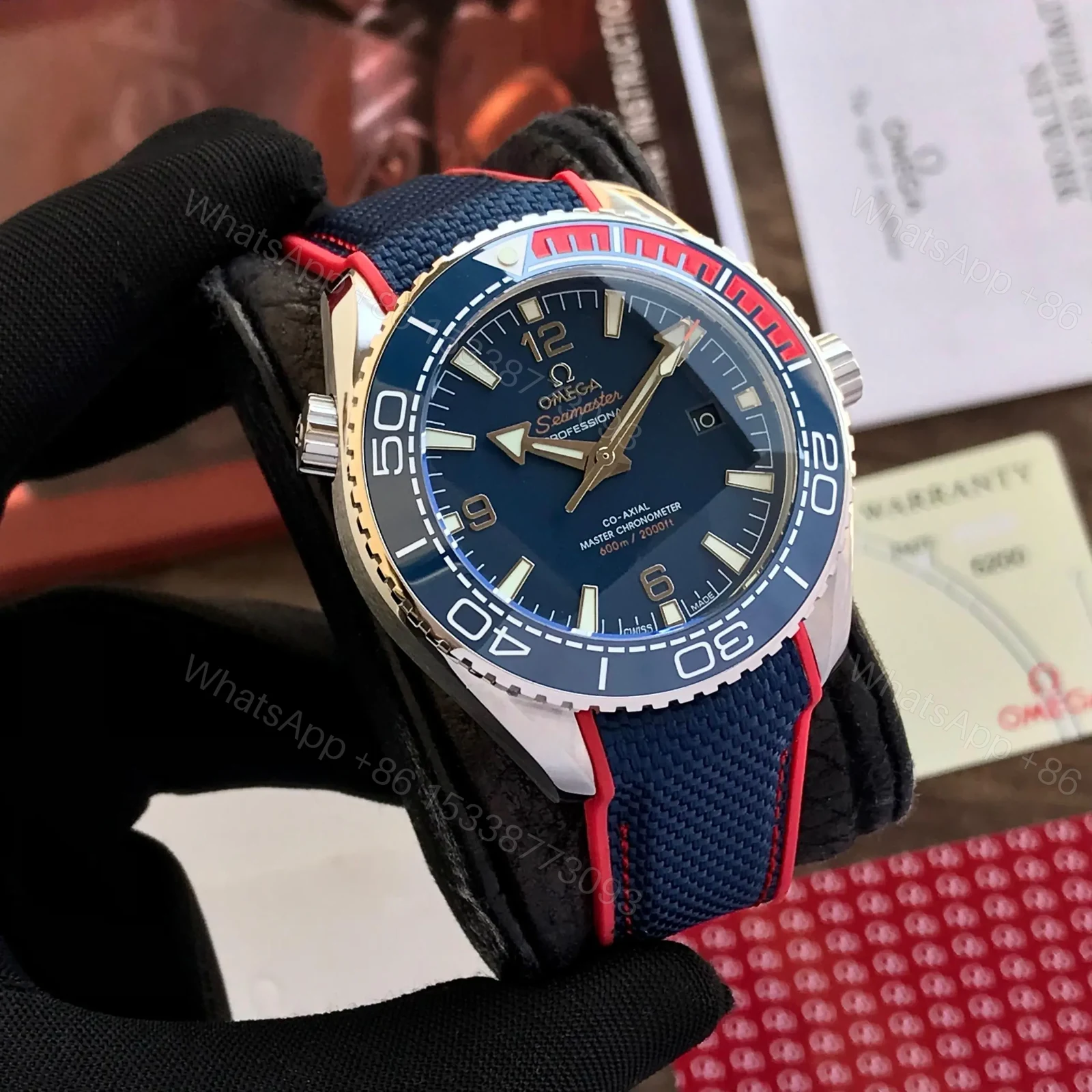 View 3 of Omega Men Swiss Automaker Domed Crystal Watch
