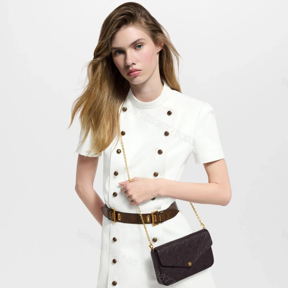 View 5 of Louis Vuitton Félicie Pochette Monogram Empreinte Black 21Cm M82477