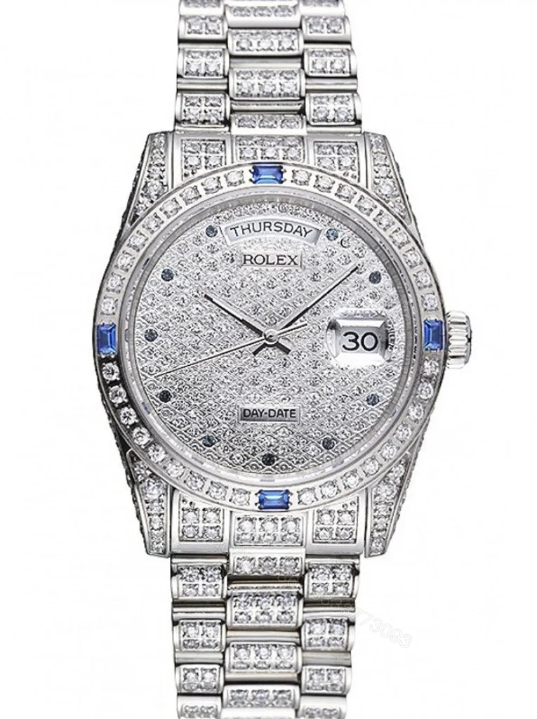 Superclone Rolex Day-Date Diamond Dial 621613 37 mm — view 1
