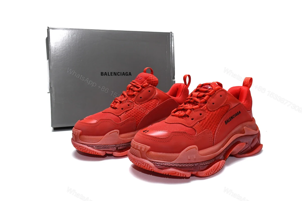 Balenciaga Triple S Red Clear Sole 541624W09O16500 — view 2