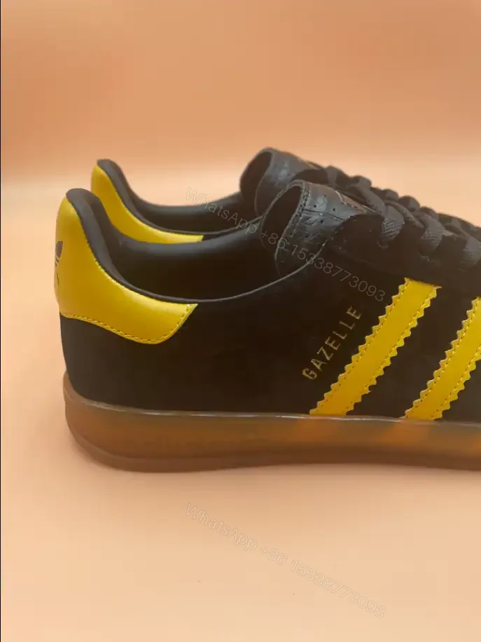 View 4 of ADIDAS X GUCCI GAZELLE SNEAKERS IN BLACK GG ORIGINAL CANVAS – GC185