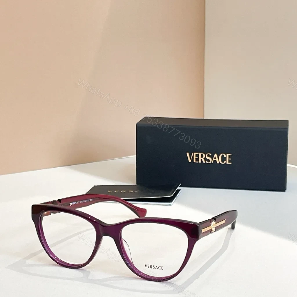 View 6 of Chic Black Acetate Round-Rectangle Eyewear with Gold Accents