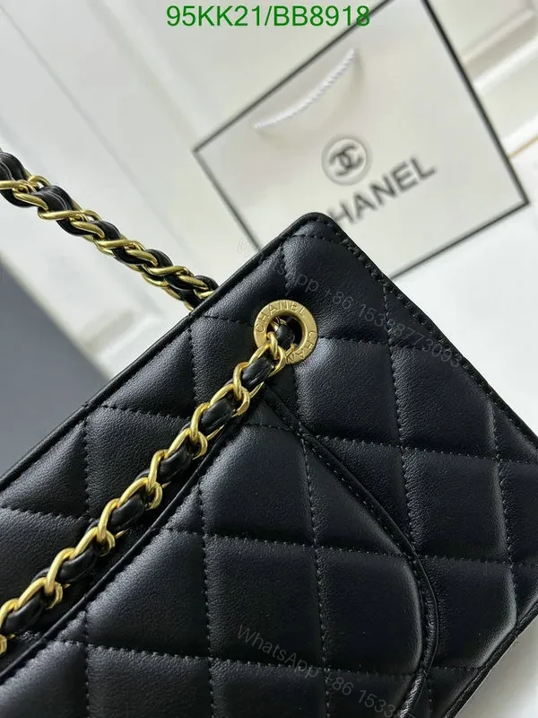 View 6 of Chanel Street Style Black Leather Bag FT462