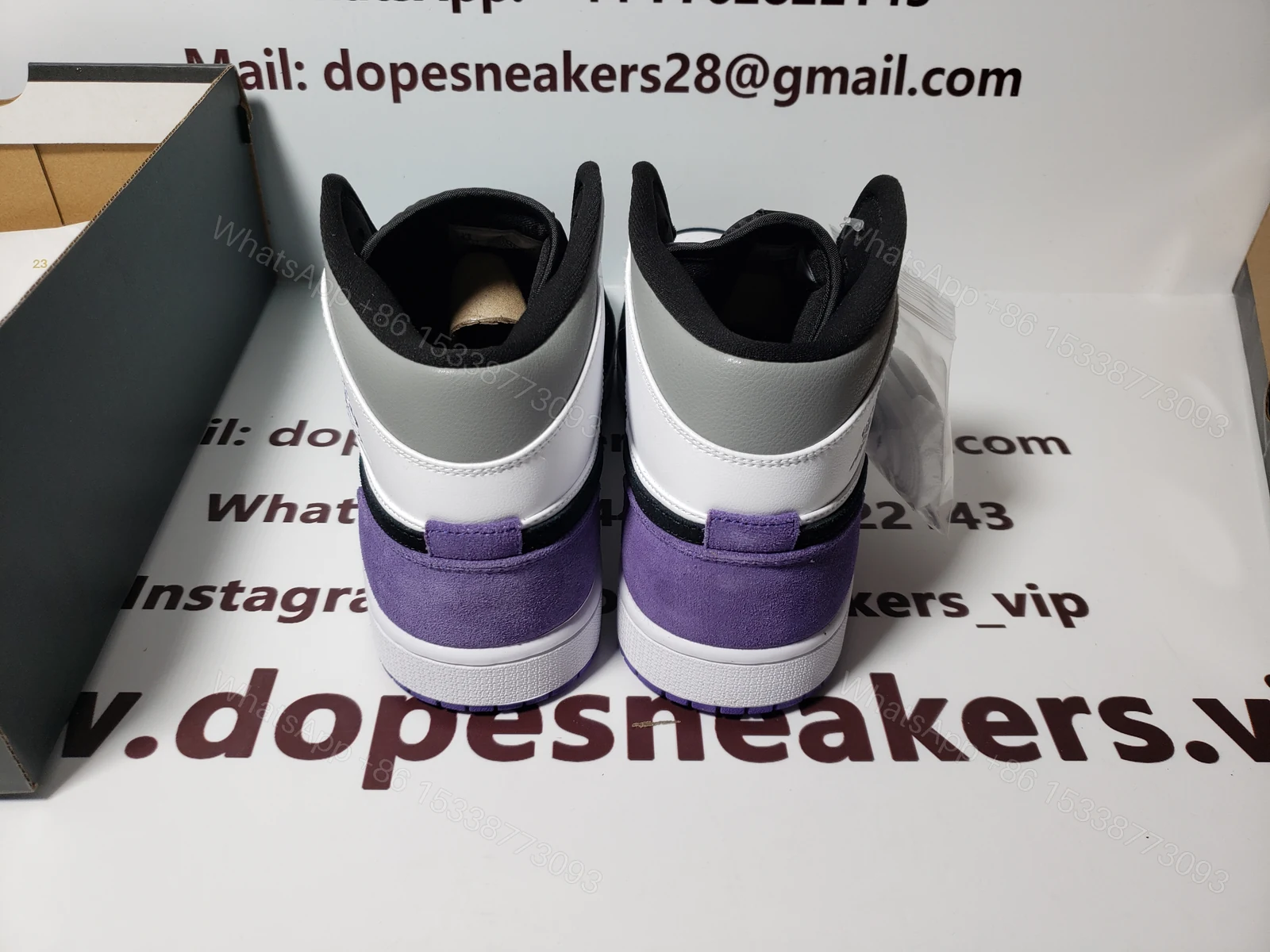 View 5 of Fake Jordan 1 Mid SE Purple 852542-105