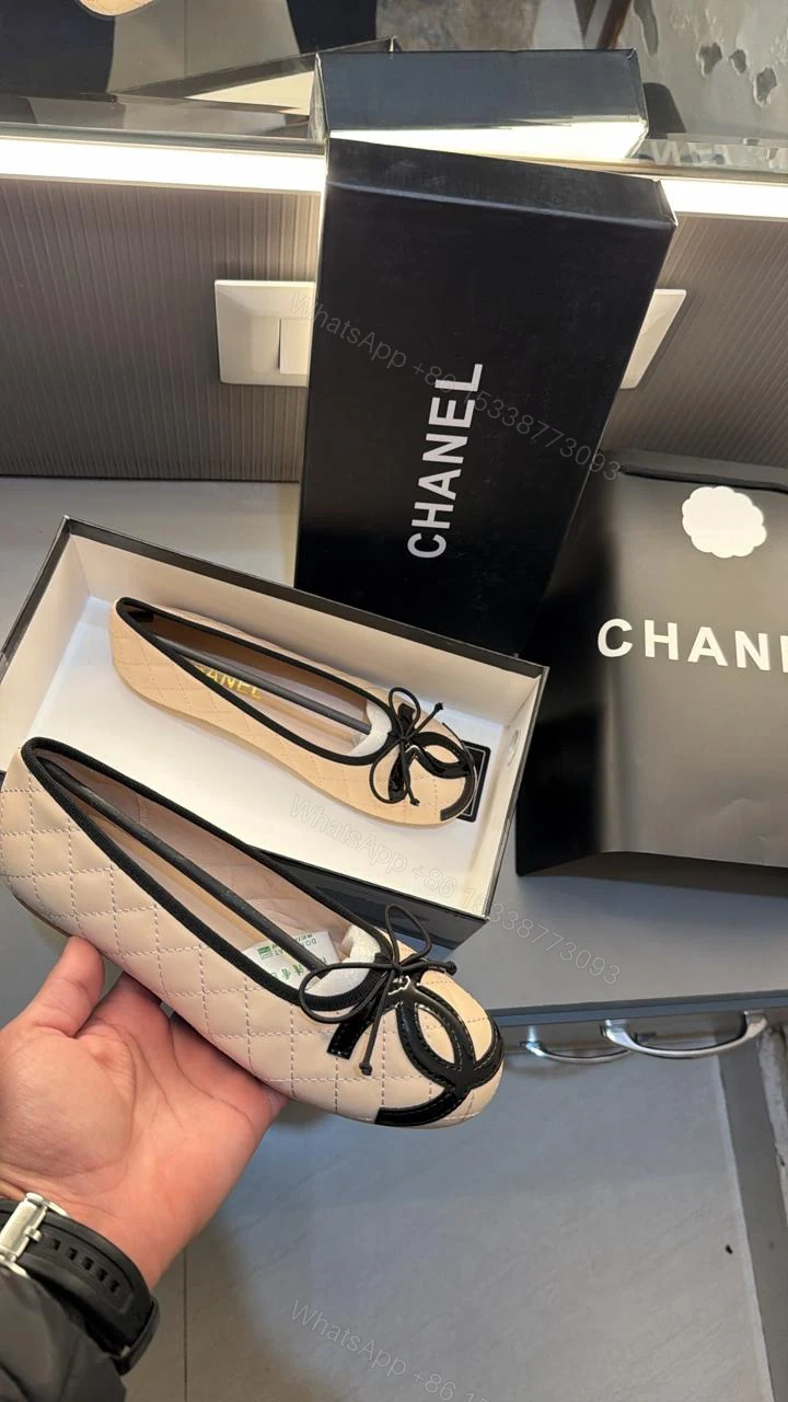 View 3 of First Copy Chanel Ballet Flats for Women