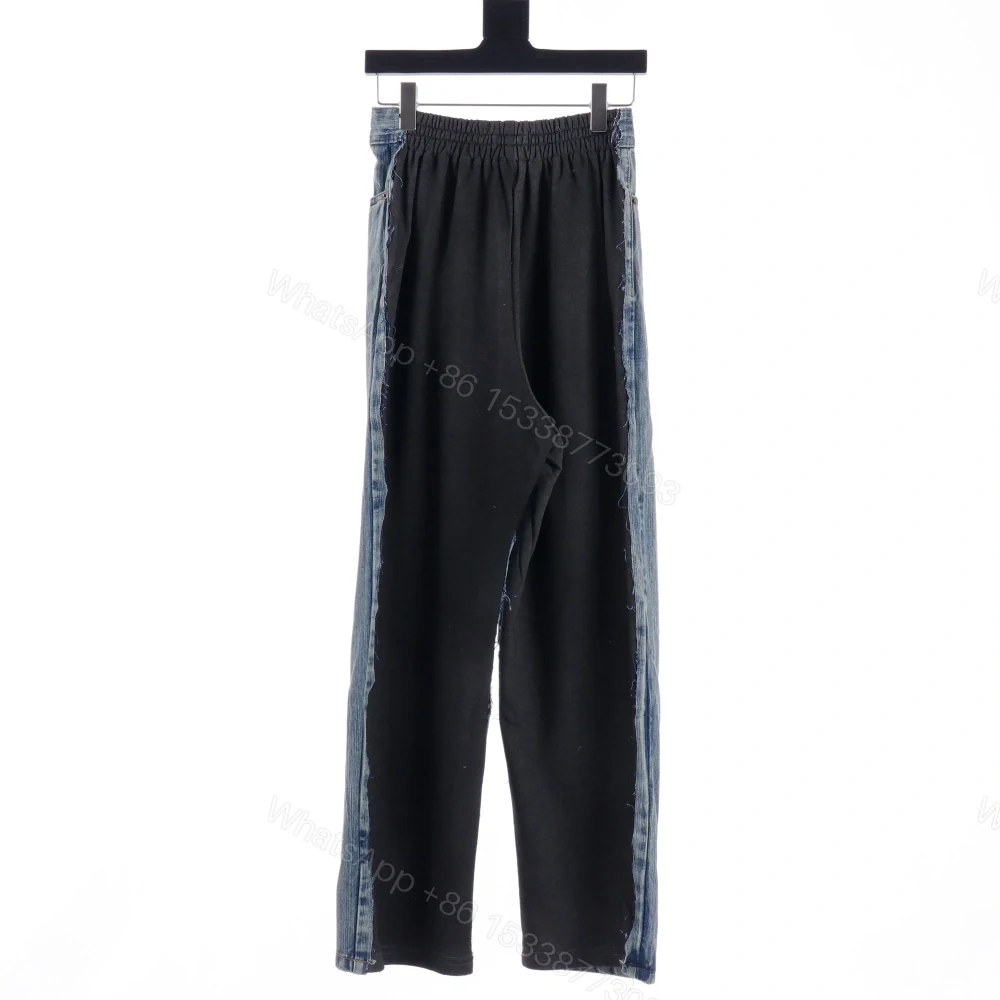 View 2 of 高仿Balenciaga*SS24系列783697塗層字面牛仔褲
