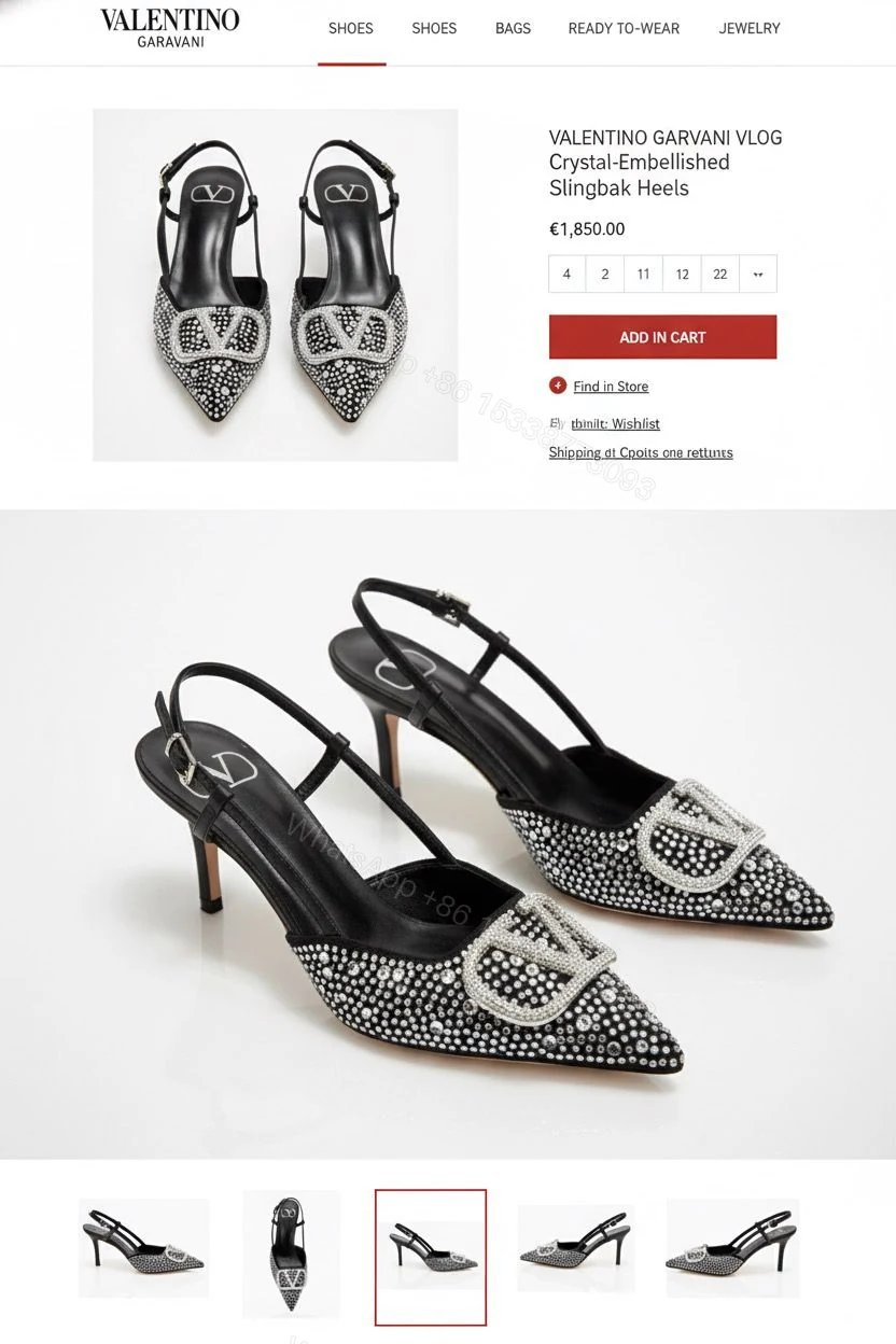 View 2 of FIRST COPY VALENTINO PUMPS FOR WOMEN