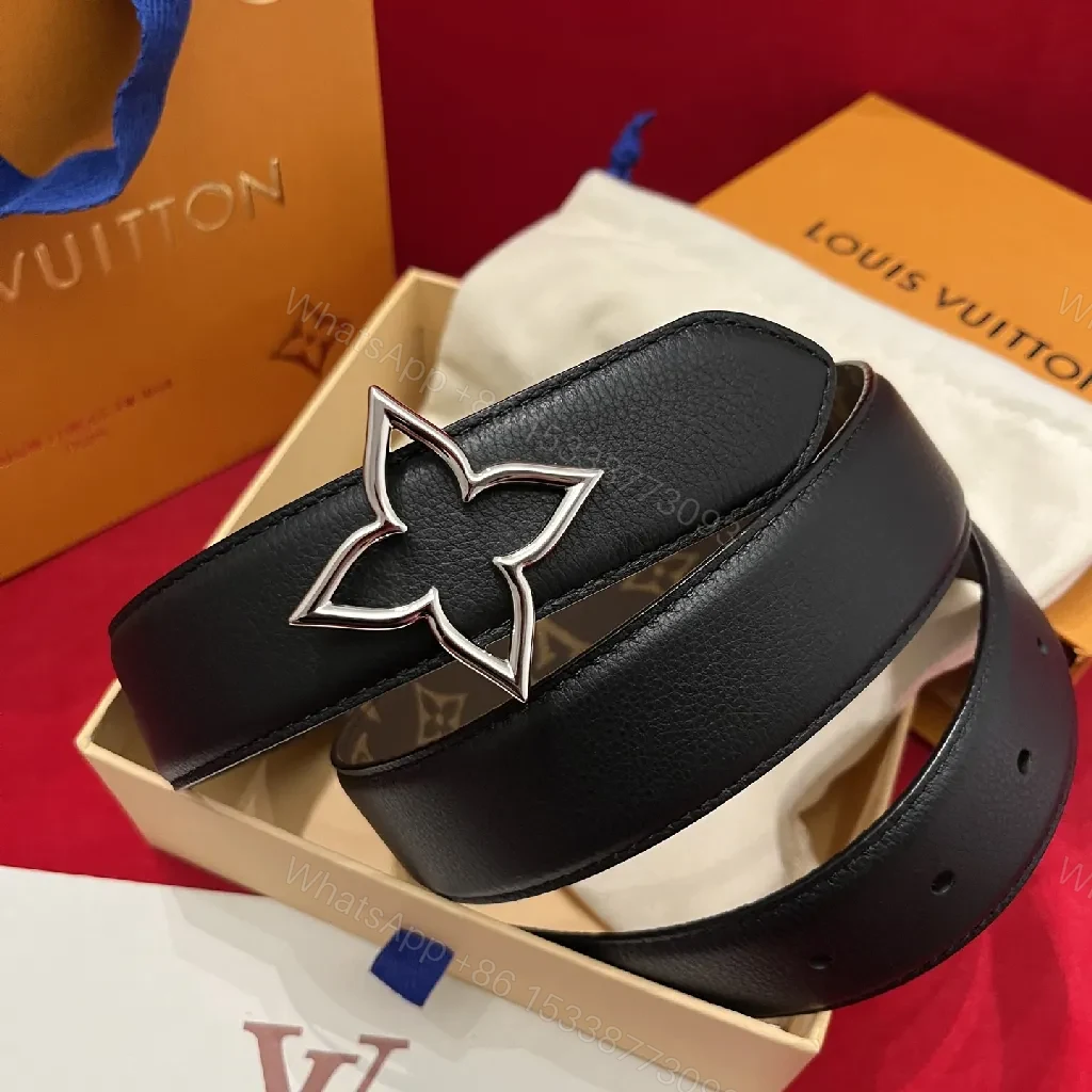 View 6 of Calfskin Monogram Belt — Luxe Everyday Style, Durable