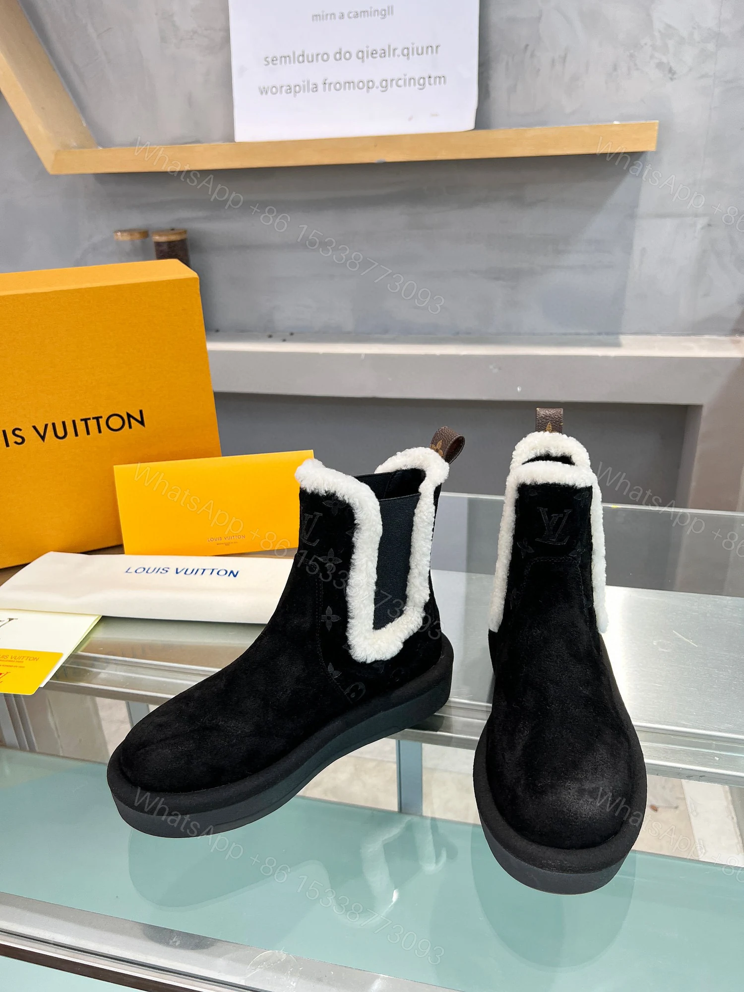 View 2 of LOUIS VUITTON ASPEN CHELSEA ANKLE BOOT BLACK 1ADC6V