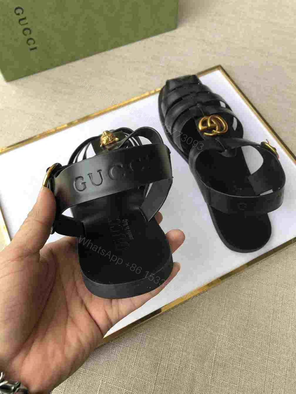 View 6 of GUCCI SANDAL WITH DOUBLE G – SDG005