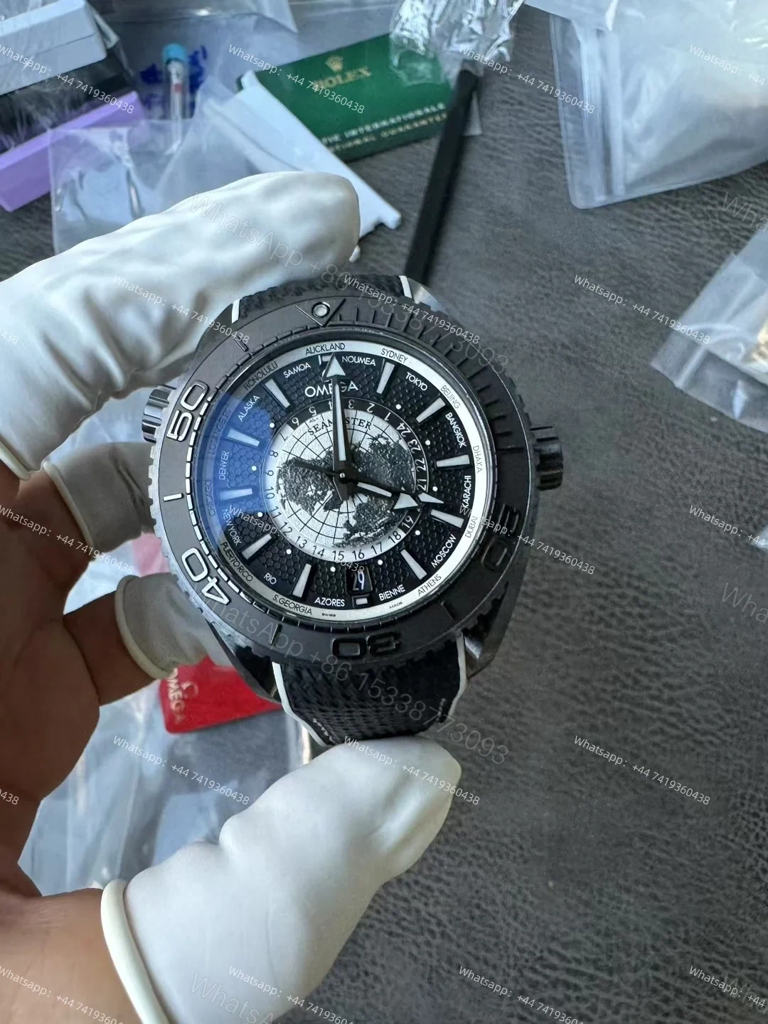 View 5 of Omega Super Clone Seamaster Planet Ocean 600M 45.5MM 215.92.46.22.01.007