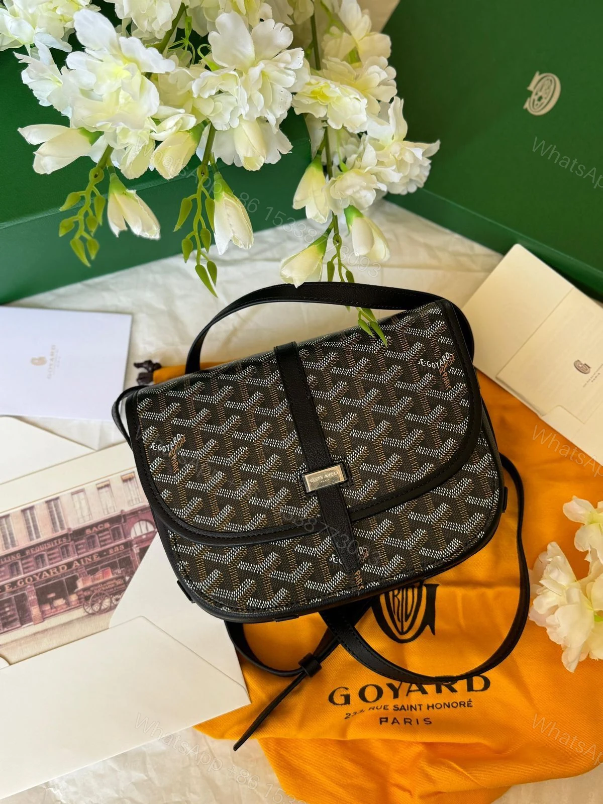 Goyard Belvedere Shoulder Bag First Copy | 9x6 Inch Premium Replica Designer Bag — view 1