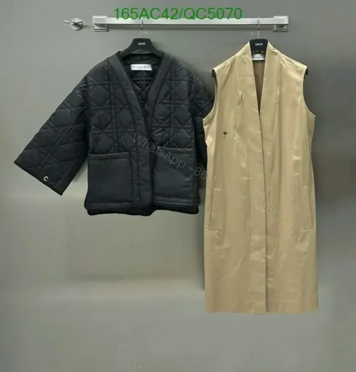 View 6 of Dior Women’s Trench Coat with Detachable Jacket QC50702