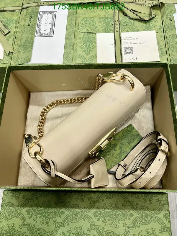 View 14 of Gucci Padlock GG Supreme Canvas Small Shoulder Bag in White – BV517