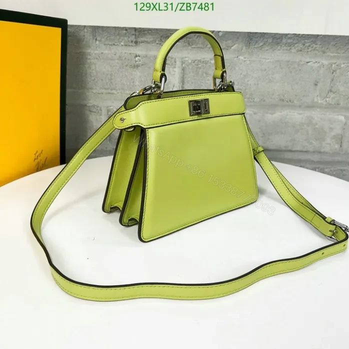 View 16 of Fendi Beige Peekaboo ISeeU Small Bag ZB7481