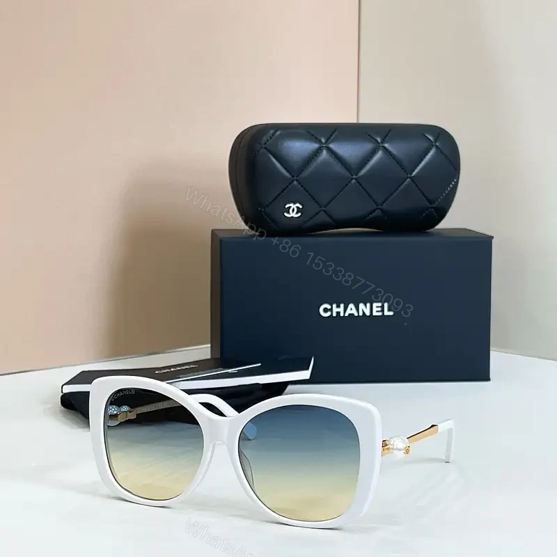 Quilted Leather Clutch + Gradient Sunglasses Set: Chic Luxe — view 1