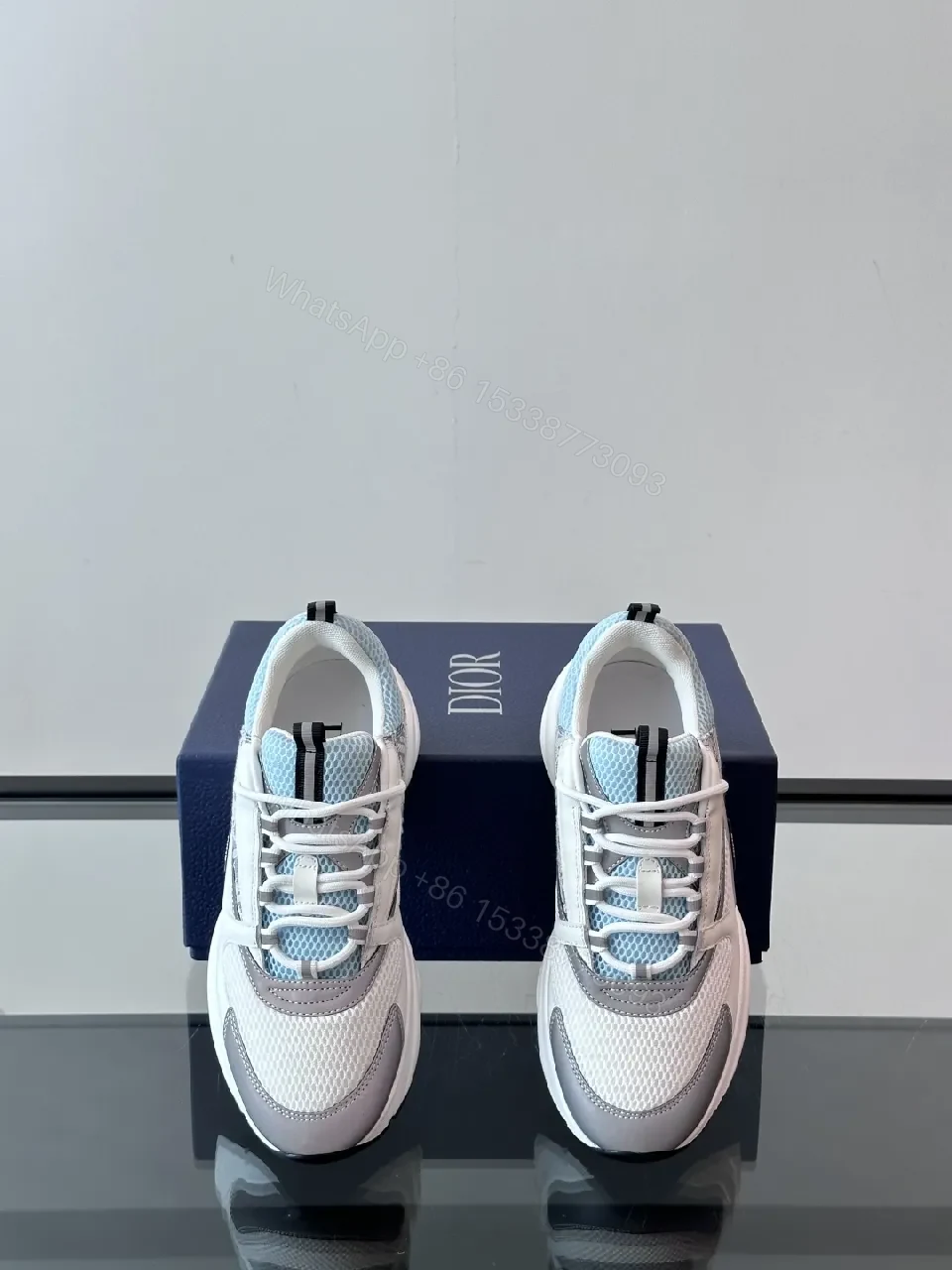 View 7 of White Leather Texture Sneakers: Modern Luxe Comfort Shoes