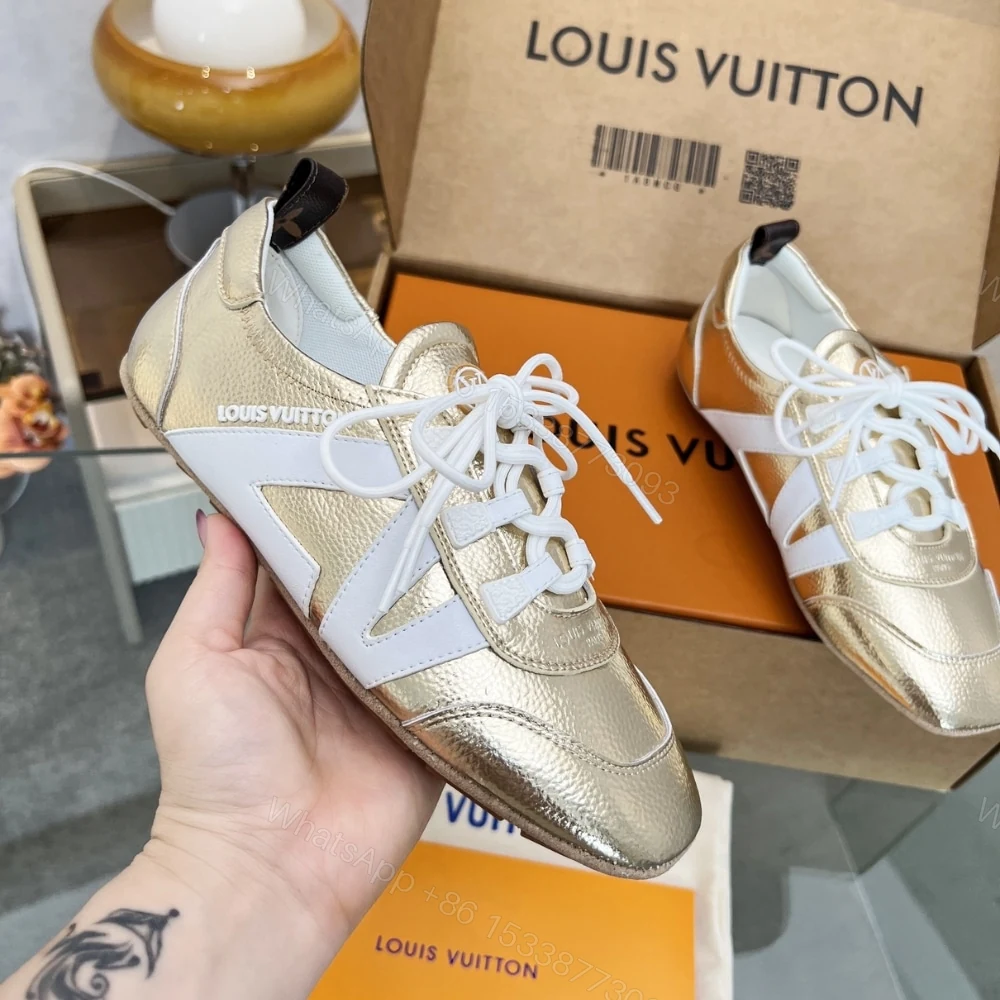 View 5 of Louis Vuitton LV Sneakerina Gold 1AICAN