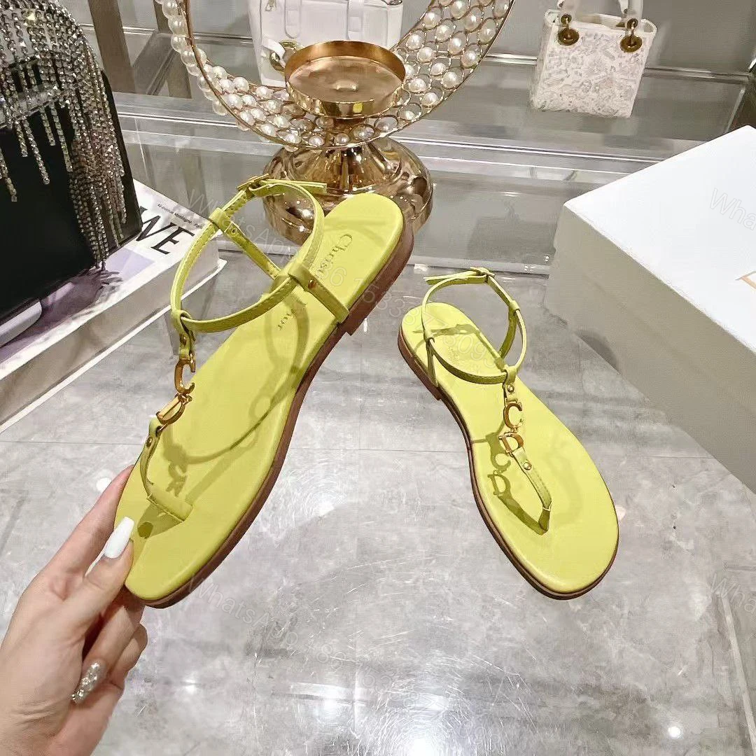 View 8 of Dior Dioriviera C’est Dior Thong Sandal Yellow