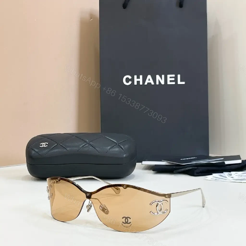 View 5 of Black Gold-tone Shield Sunglasses Oversized Luxe Sport Gradient Purple Lenses