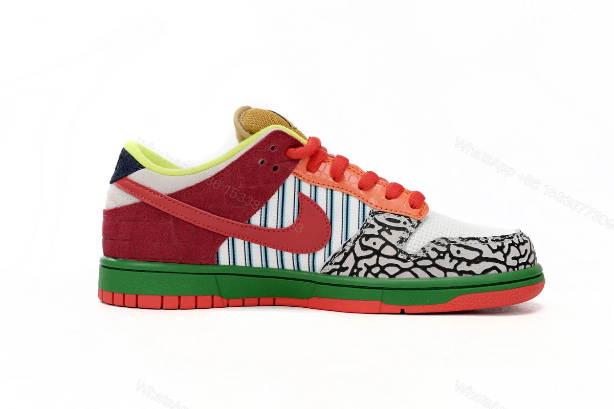 View 2 of Nike Dunk Low "What the Dunk" Colorful Pigeon 318403-141