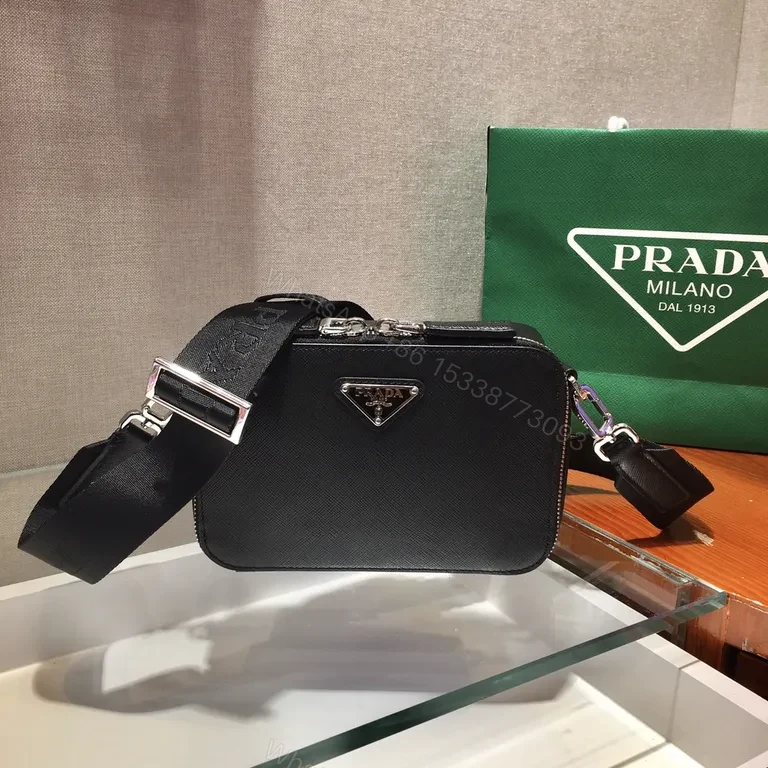 Saffiano Crossbody: Prada Luxe Hands-Free Bag — view 1