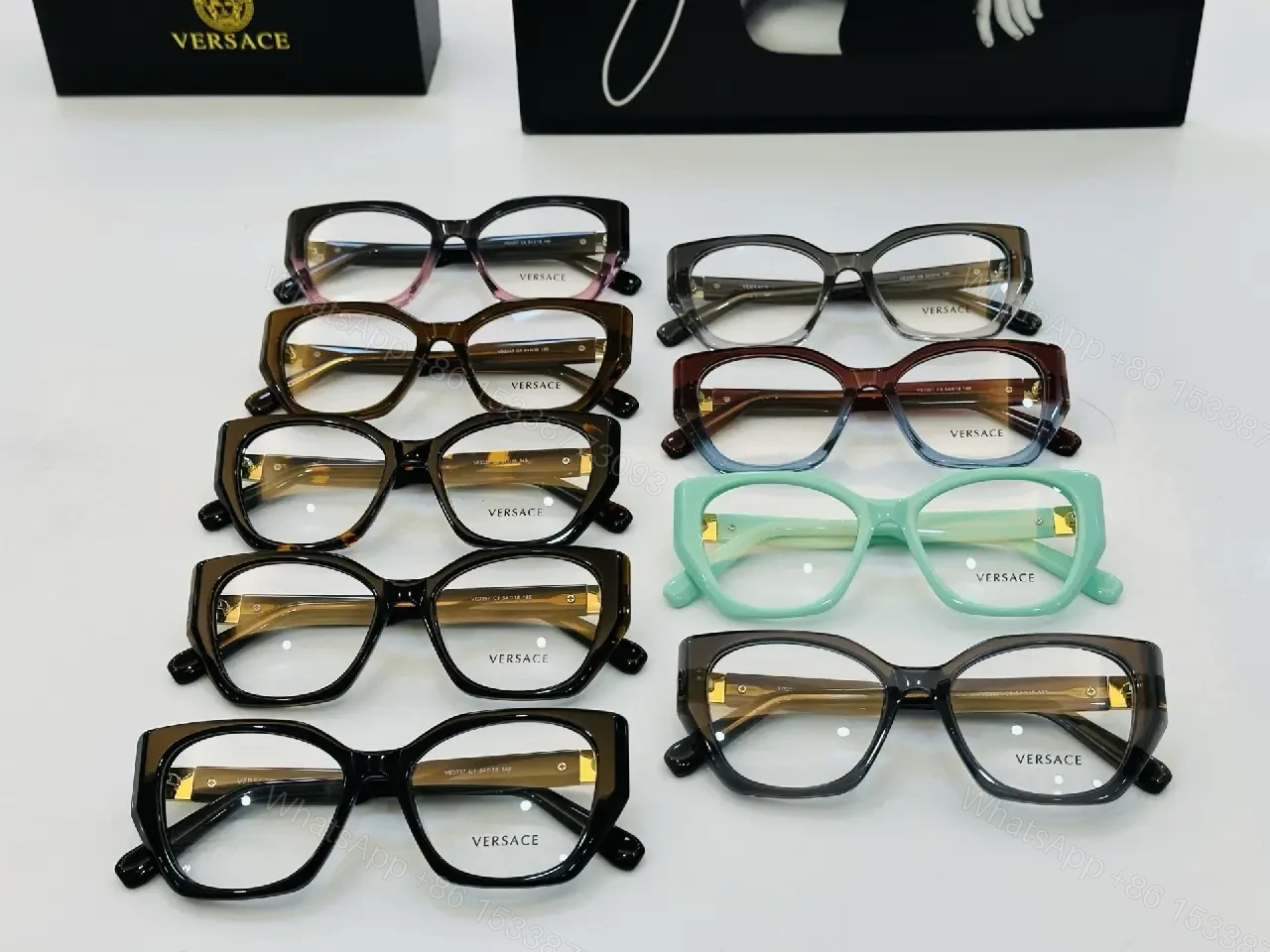 View 2 of Bold Gradient Frames with Logo Detailing Eyewear
