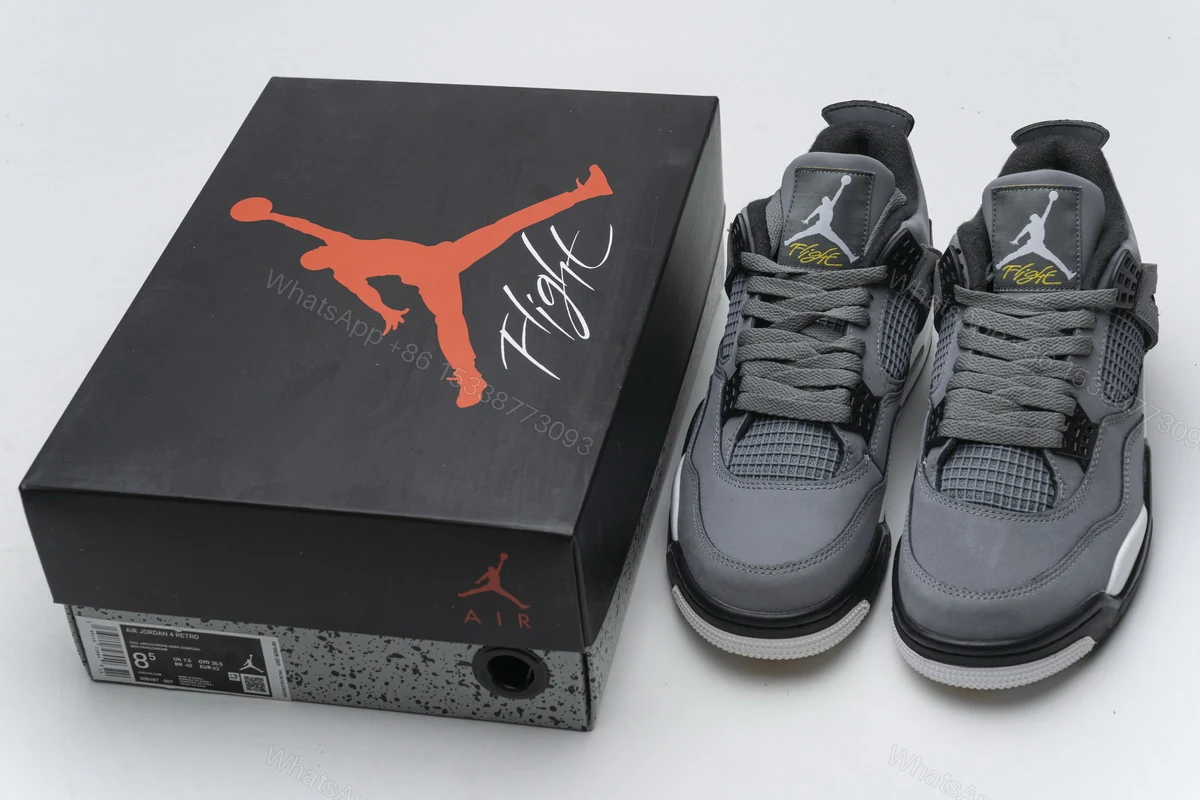 Air Jordan 4 Retro Cool Grey 308497-007 (Top Quality) — view 2