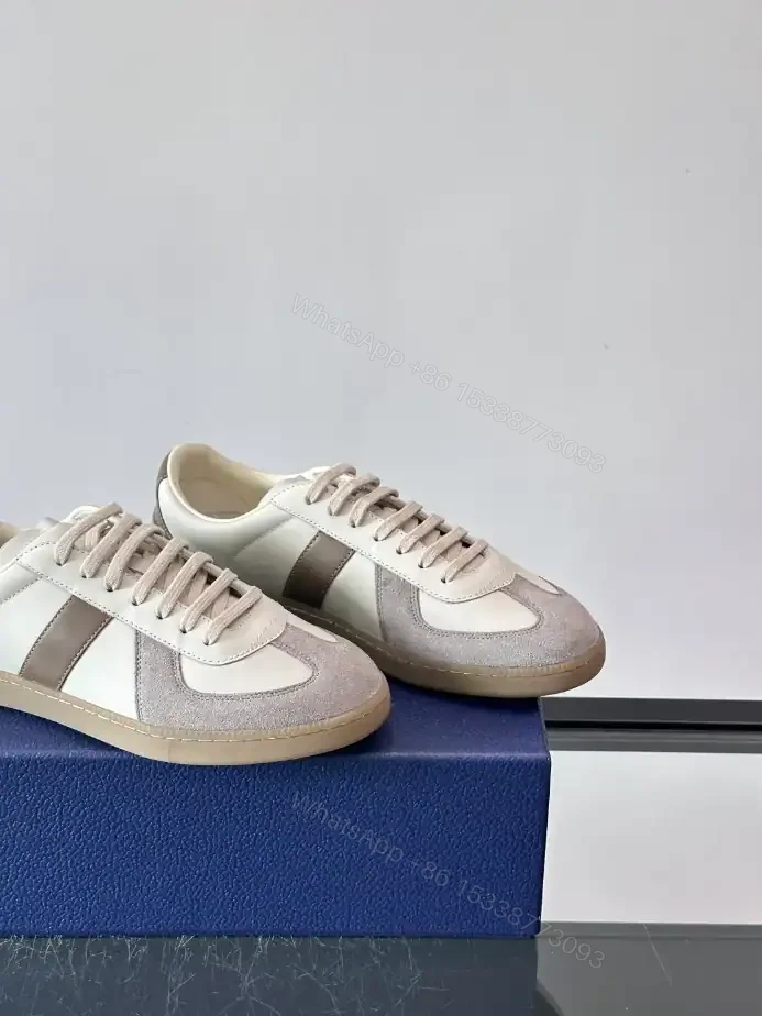 View 6 of DIOR B01 MATCHPOINT SNEAKER GRAY AND WHITE SMOOTH CALFSKIN WITH GRAY SUEDE – CD240
