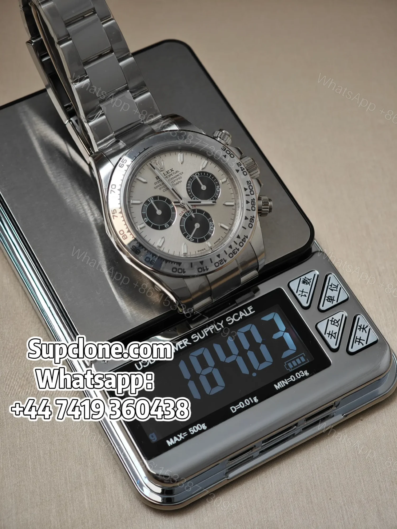 View 6 of Rolex Super Clone Daytona M126509-0003 Silver Dial 4131 Movement
