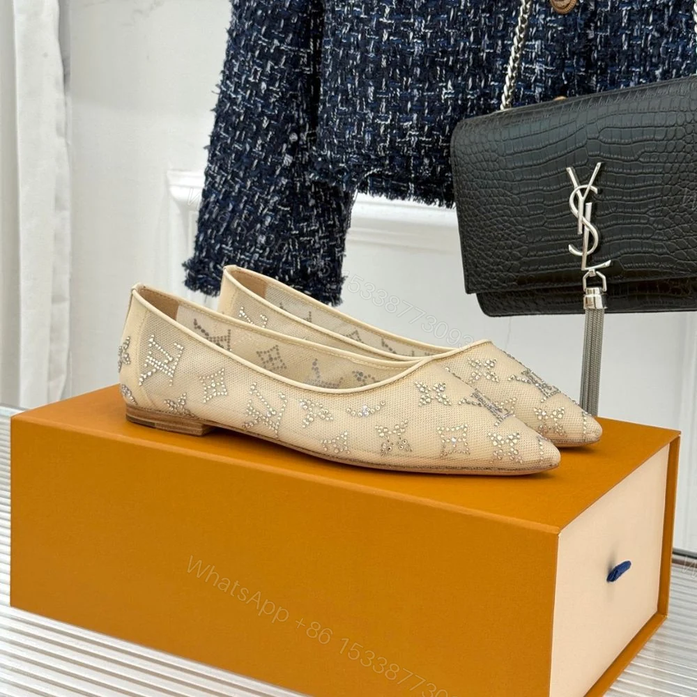 View 2 of Louis Vuitton Gala Flat Ballerina Nude 1AIDQS