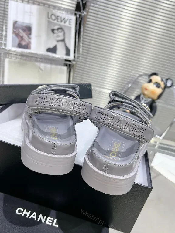 View 8 of Modern-Edge Sandals with Signature Hardware + Luxe Faux-Leather Comfort