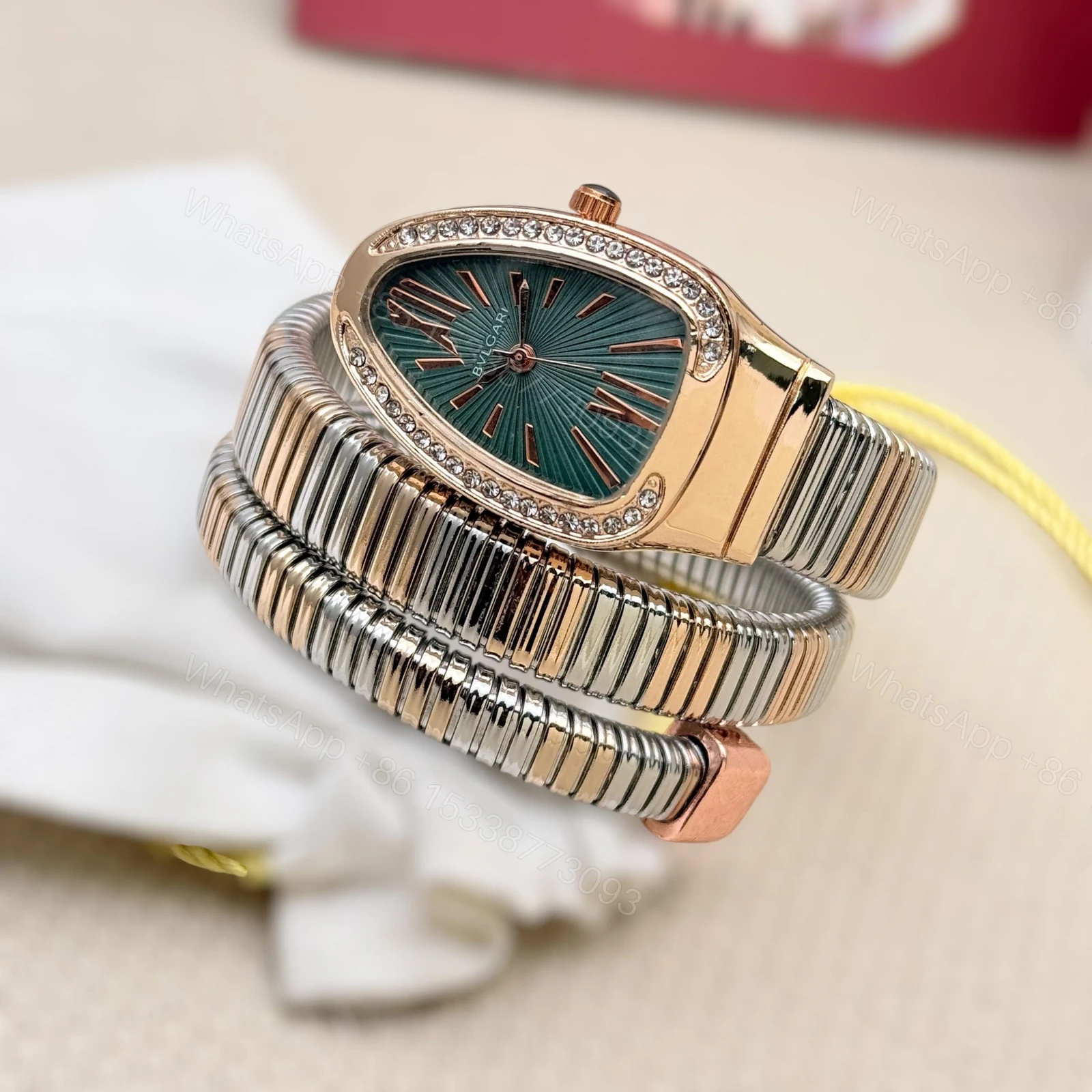 View 3 of FIRST COPY Ladies bvlgari snake watch