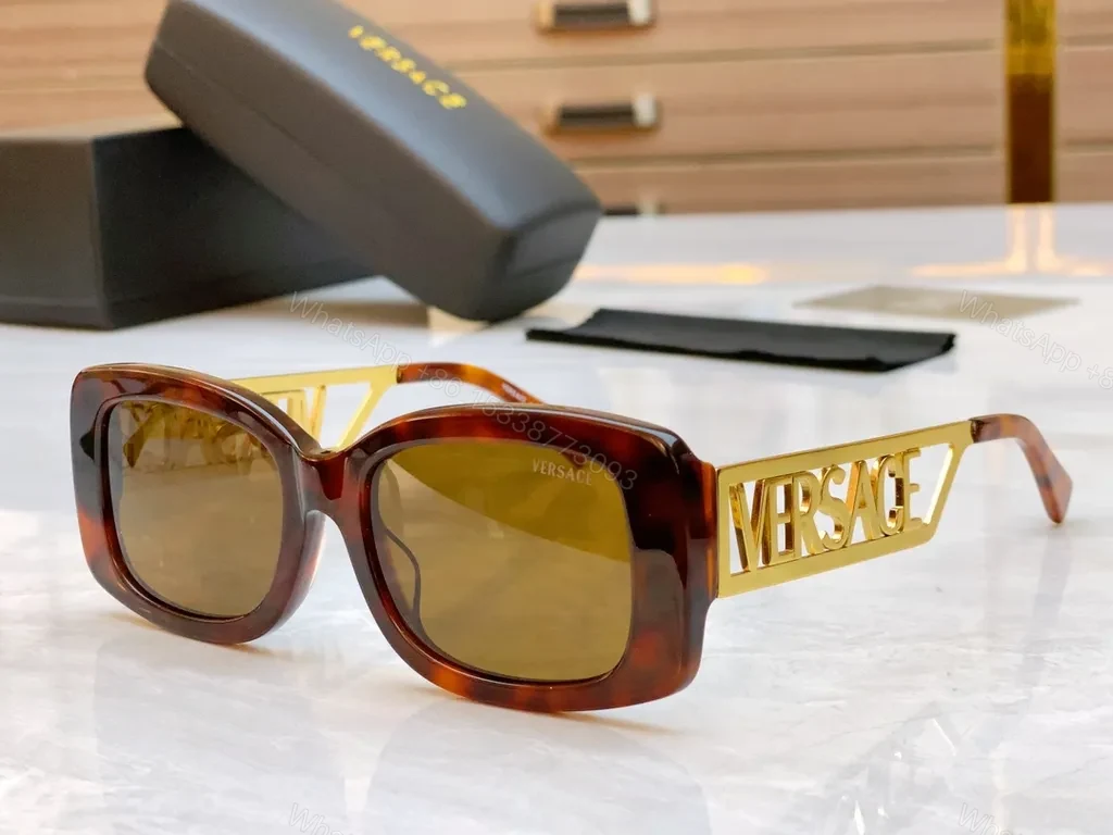 View 9 of Blue Acetate Sculpted Frame Sunglasses - Premium Logo, UV400 Lenses