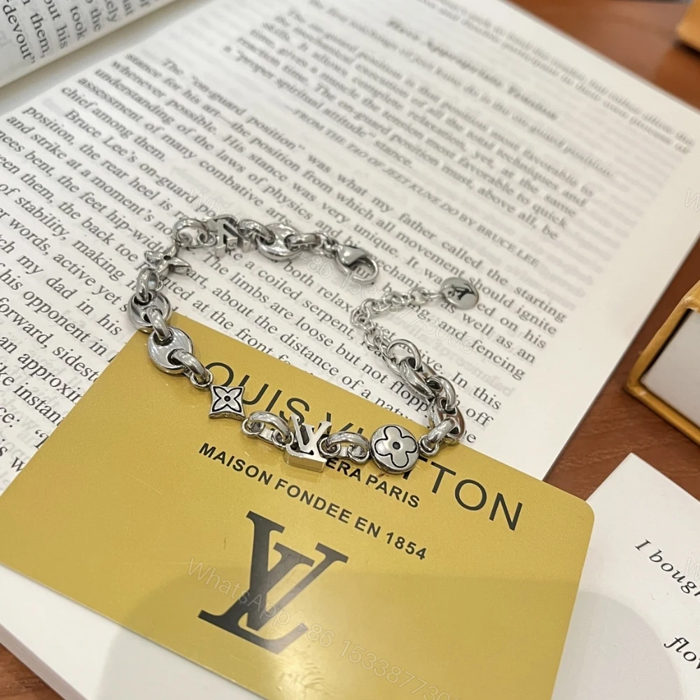 View 2 of Louis Vuitton Lv Sailor Medium Bracelet Silver M03187