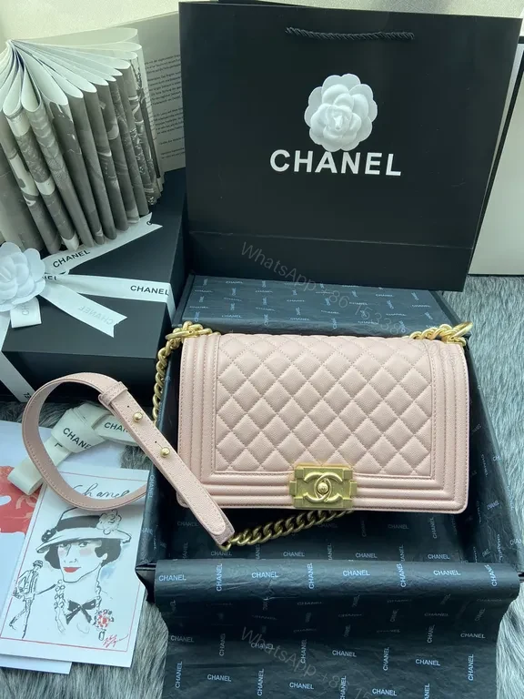 View 2 of Soft Pink Quilted Luxury Bag â€“ Day-to-Night Chic Crossbody