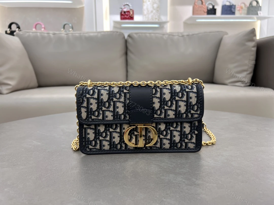 Dior原單CD Logo鏈條包 女用迷你款織布斜背包 經典重現 — view 1