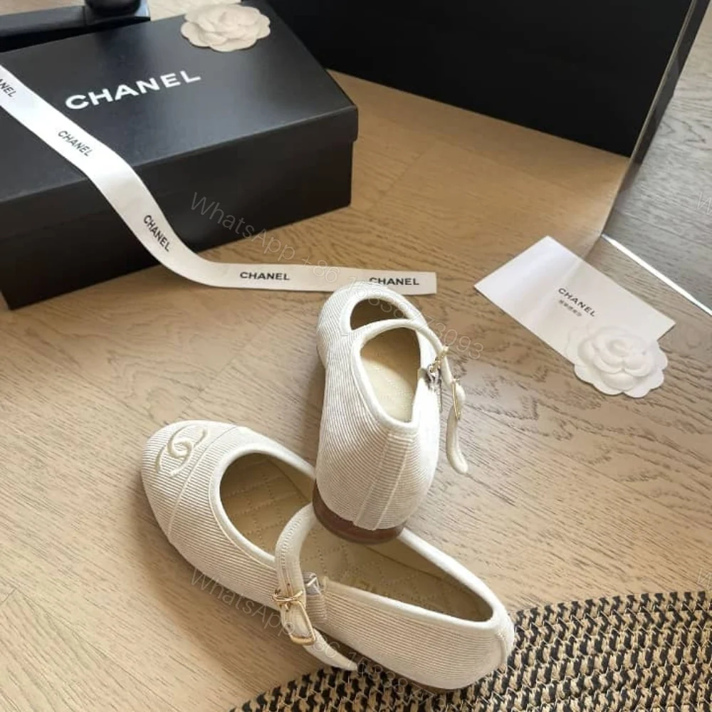 View 4 of Chanel Mary Jane Ballet Flat Beige