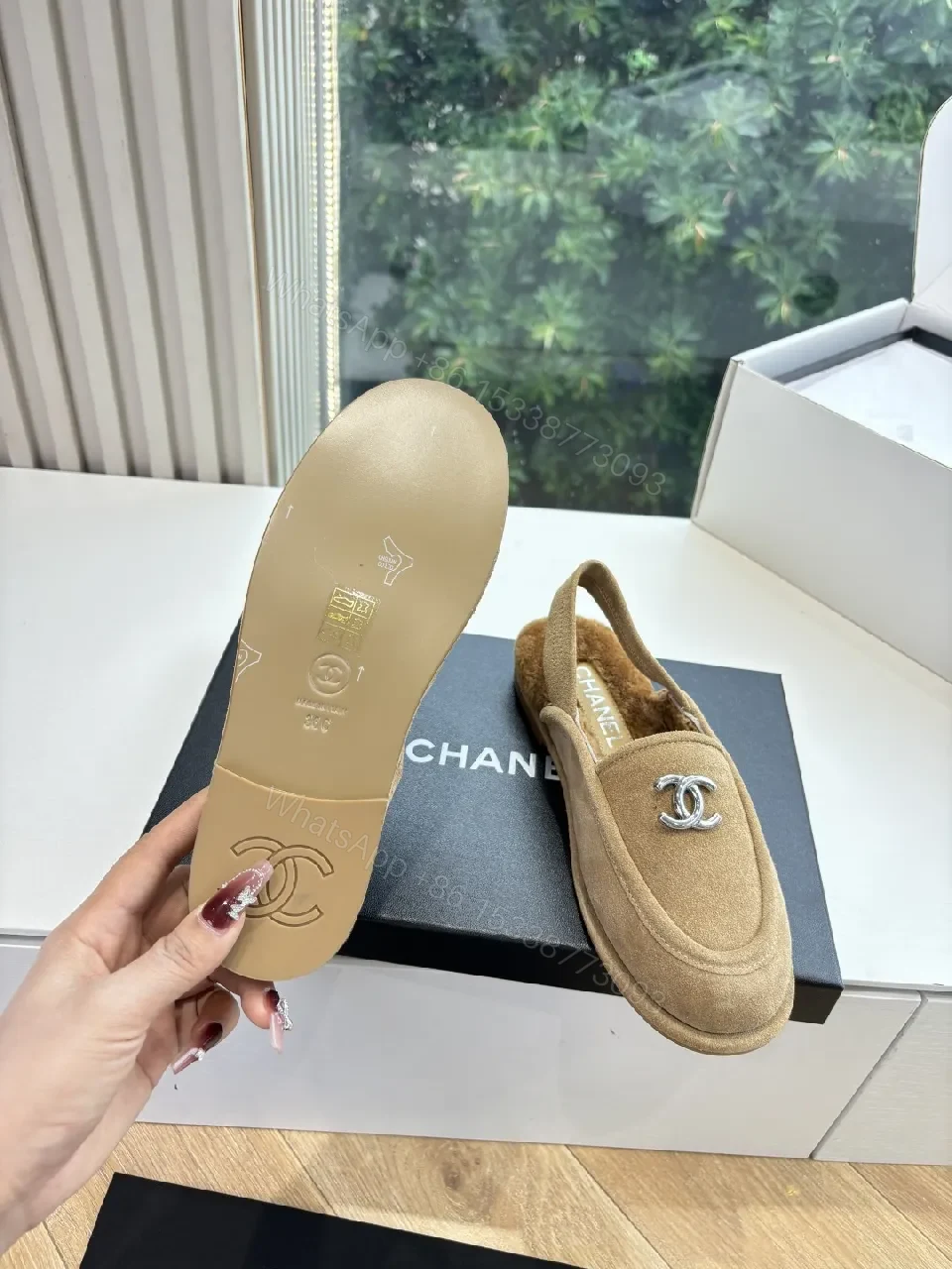 View 3 of Suede Loafers: Silver Emblem, Versatile Luxury All-Day Comfort