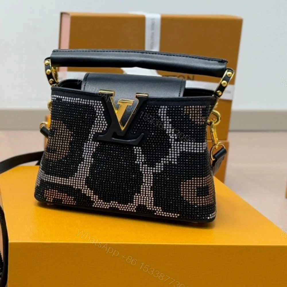 View 2 of Louis Vuitton Capucines Mini Black 20Cm M13335