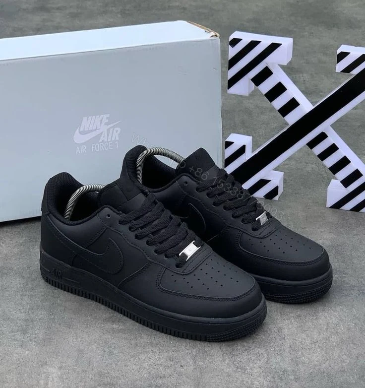 View 4 of FIRST COPY Nike Airforce 1 Low Black For Women