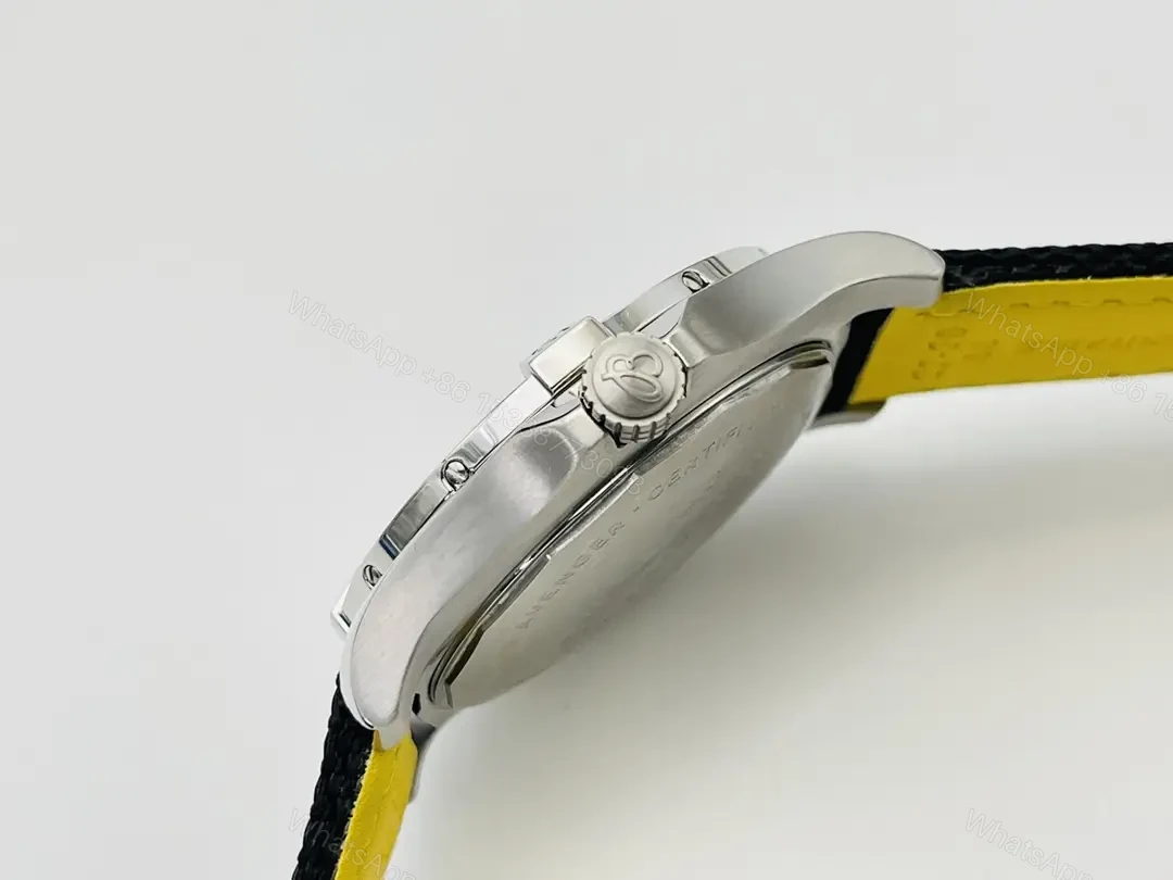 View 5 of Fake Breitling Colt 36 White Dial Premium Fabric Strap 36MM BREITLING-COLT-WHT-FAB-36