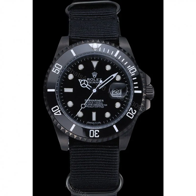 View 2 of Replica Rolex Submariner Black Dial 622006