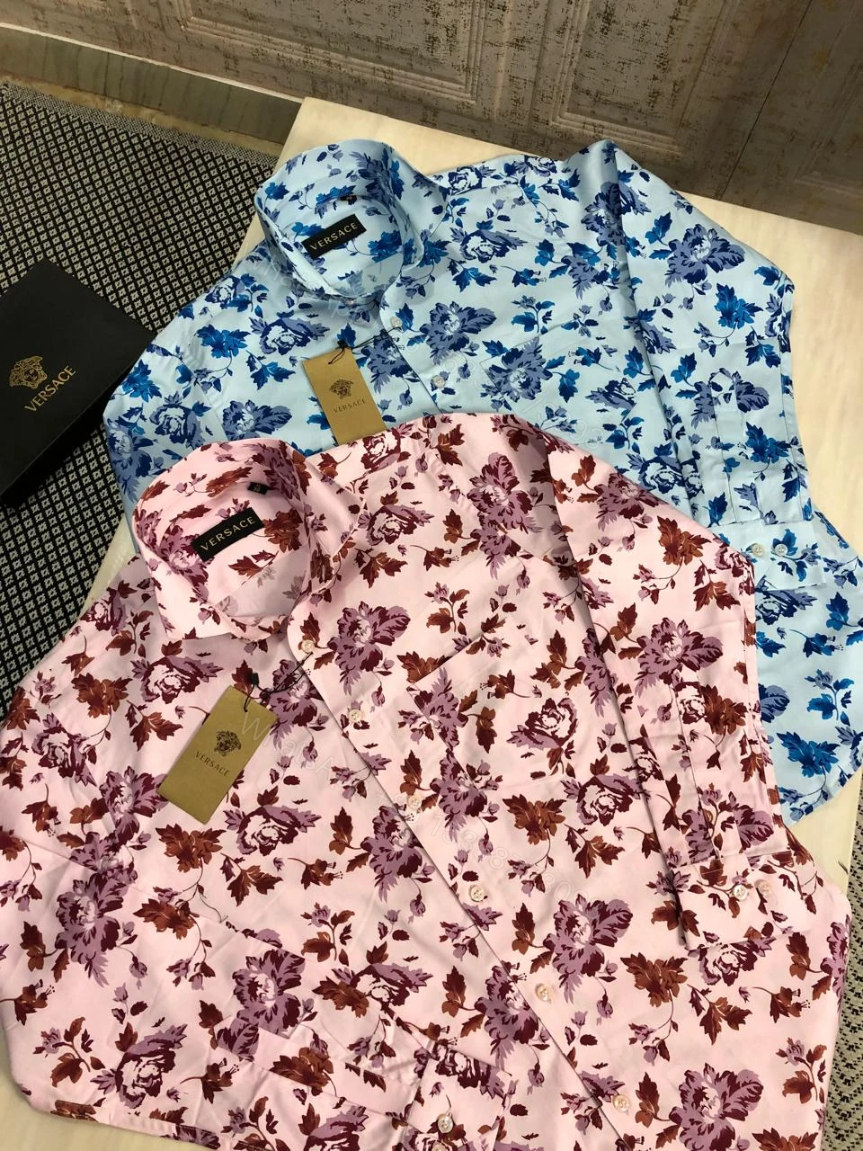 View 5 of First Copy Versace Exclusive Printed Shirts for Men