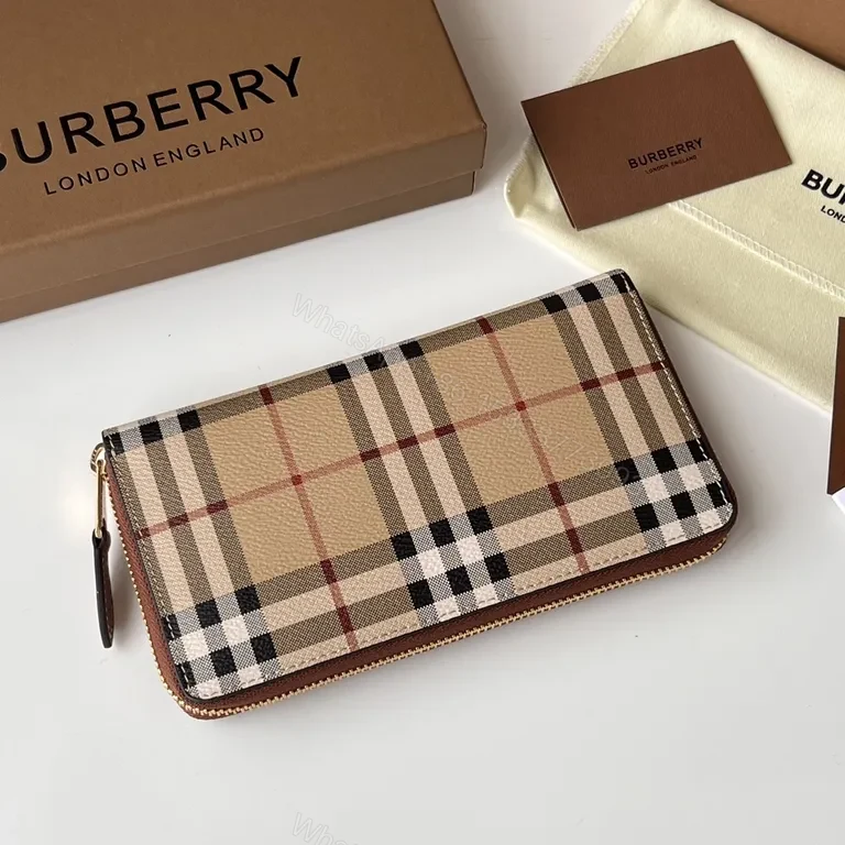 View 6 of Iconic Burberry Check Wallet: Day-to-Night Luxury Wallet